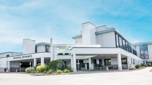 Exterior image of Rochester Regional Health Unity Hospital