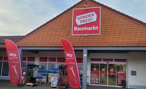 Außenansicht Sonderpreis Baumarkt, Chausseestraße 24 in Zossen