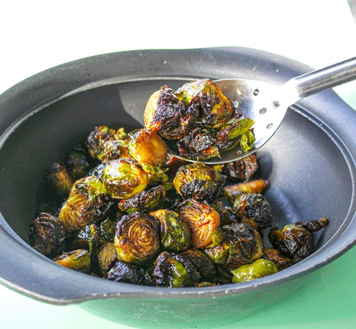 honey sriracha Brussels sprouts