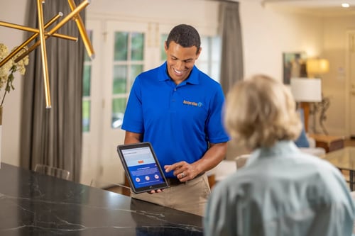 Restoration 1 Professional Helping Satisfied Customer