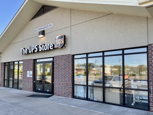 Storefront of The UPS Store in Bellevue, NE