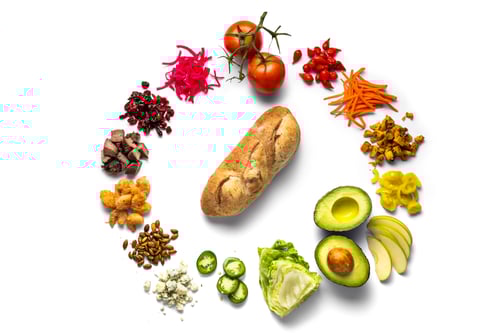 Bread Zeppelin fresh ingredients for Zeppelins and Bowls