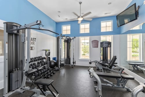 Fitness center at Sycamore Fort Mill in Fort Mill, SC, 29715