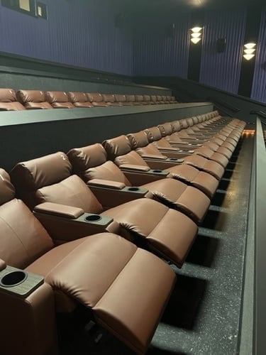 Recliner Lounger Brown Cinemark Tinseltown and XD OKC