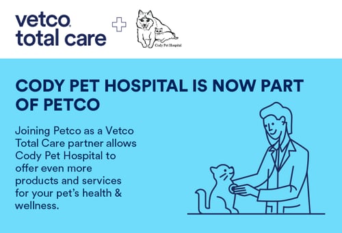 Vetco Total Care Cody Pet Hospital Message