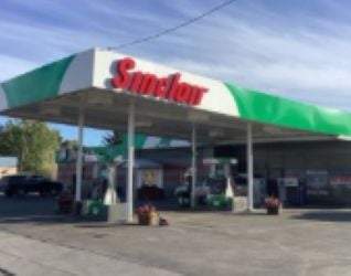 Sinclair Gas Station Fueling Island
