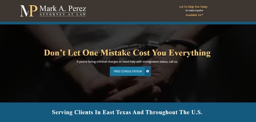Mark A. Perez, Attorney at Law in Dallas.