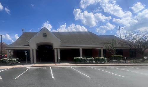 Outside view of the State Employees' Credit Union Huntersville branch