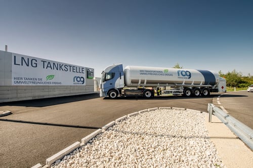 LNG Tankstelle - RAG.Erdgas.Mobil