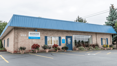 Exterior image of Rochester Regional Health Orthopedic clinic in Chili, NY