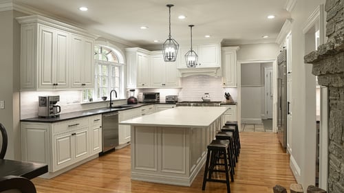 Remodeled kitchen