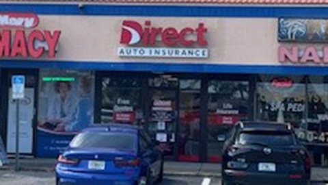 Direct Auto Insurance storefront located at  30604 US Highway 19 N, Palm Harbor