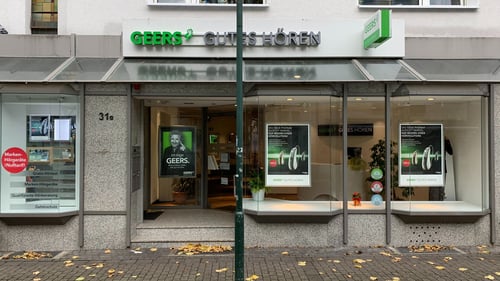 Außenaufnahme vom GEERS Fachgeschäft