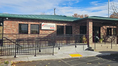 Wheatland Bank branch in Dayton, WA