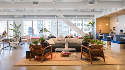 WeWork 33 Arch St  - Coworking space interior view