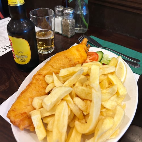 Fresh Fish & Chips at Toff's of Muswell Hill