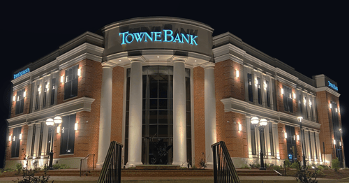 TowneBank banking office in North Ridge area of Raleigh, NC.