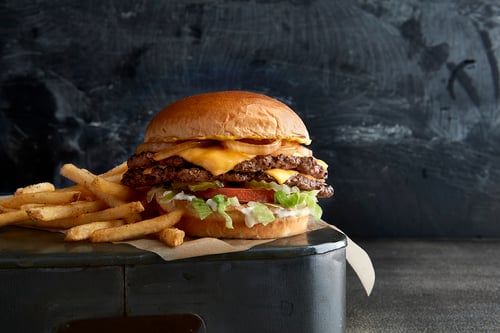 BWW Hamburger with Fries