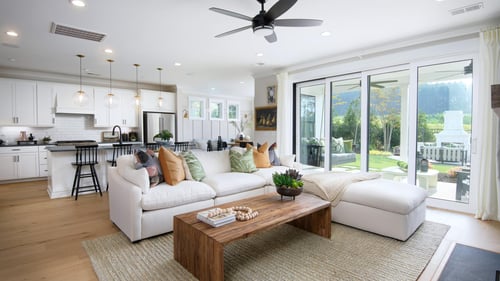 Beautiful home designs with open-concept floor plans