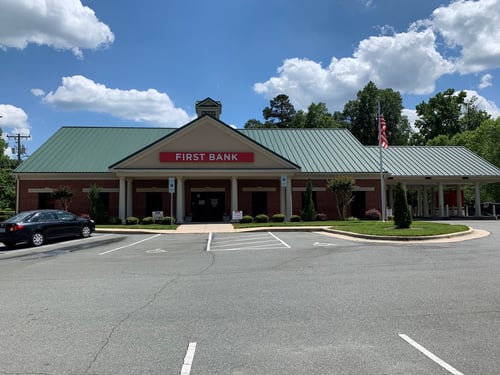 First Bank Burlington North Carolina branch exterior