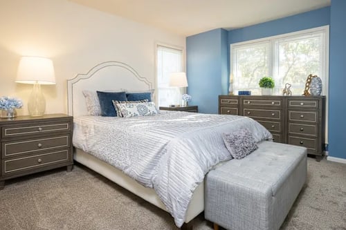 Large Bedroom at Brookfield Apartments, Macungie, PA, 18062