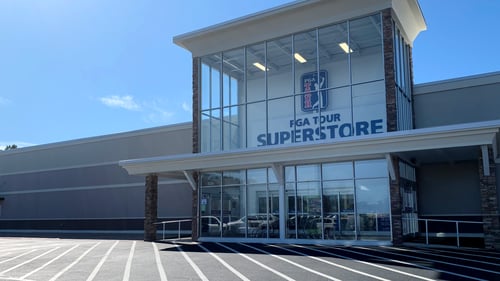 Entrance of PGA Tour Superstore