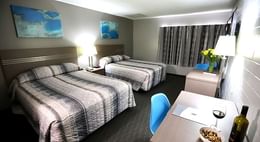 Room interior with two beds