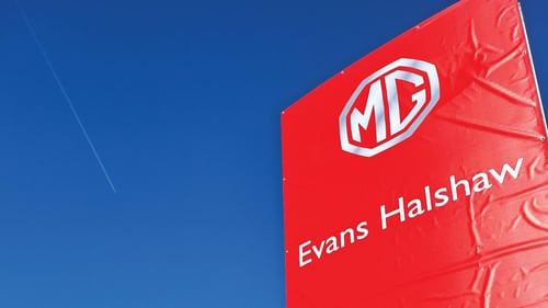 Evans Halshaw MG Dealership Signage