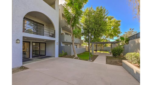 Apartment complex at Hudson Gardens, Pasadena, CA