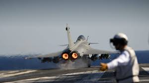 Rocket ship leaving a runway