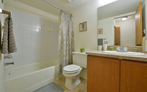 Bathroom at Eastgate Woods Apartments in Batavia, OH 45103
