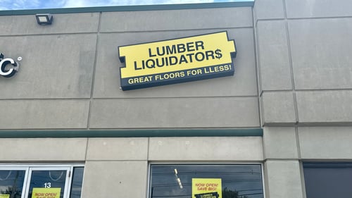 Lumber Liquidators Woburn Store Front