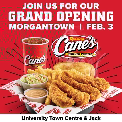 Raising Cane's is Coming Soon to Morgantown!
