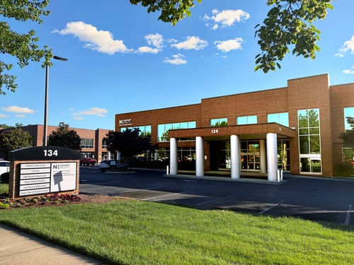 External  view of Novant Health medical office building.