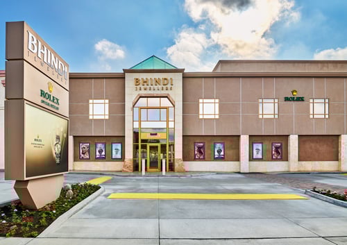 Building that has the Bhindi Jewelers flagship store in Artesia, California.