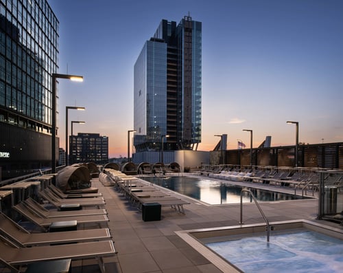 Pool at Onni Fulton Market in Chicago, IL