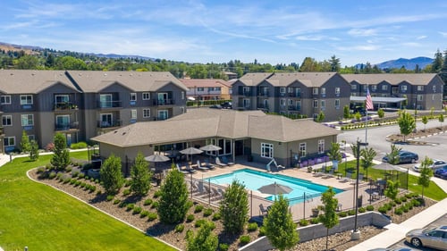 Apartment Complex with Pool at Rylee Ann Apartments, East Wenatchee, WA