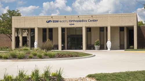 SSM Health Orthopedics on the campus of SSM Health DePaul Hospital in Bridgeton, Missouri.