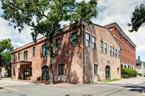View of the front entrance