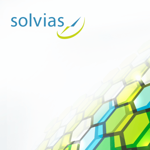 Titelbild von Solvias mit Logo