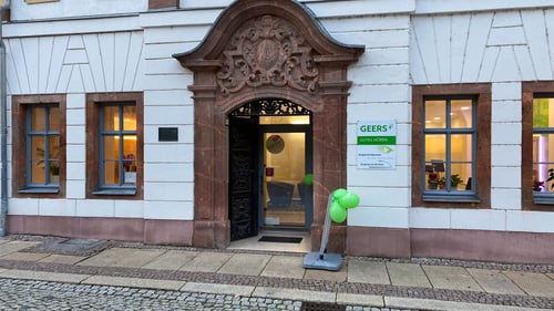 Außenaufnahme vom GEERS Fachgeschäft