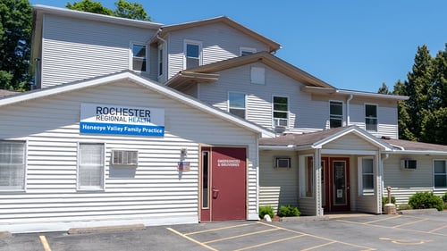 Exterior image of Rochester Regional Health Family Practice in Honeoye Falls, NY