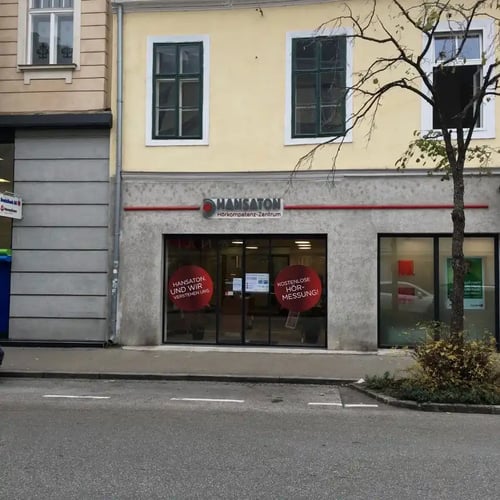 Hansaton Hörkompetenz-Zentrum Erzherzog-Rainer-Ring 5, Baden Frontansicht