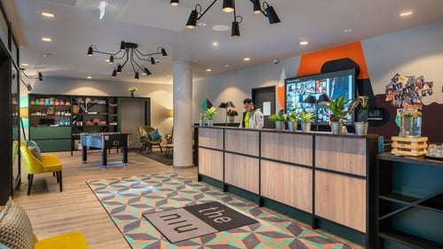 Stylish reception with friendly service available 24/7