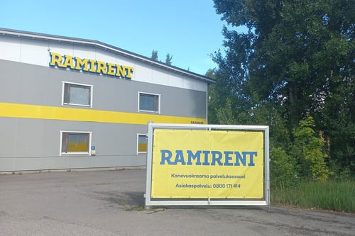 Ramirentin Lohjan vuokraamo.