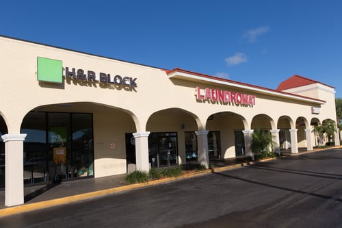 Retail space for lease in Stuart, Florida, H&R Block