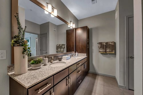 Elegant Bathroom at Pearce at Pavilion Luxury Apartments, Riverview, FL