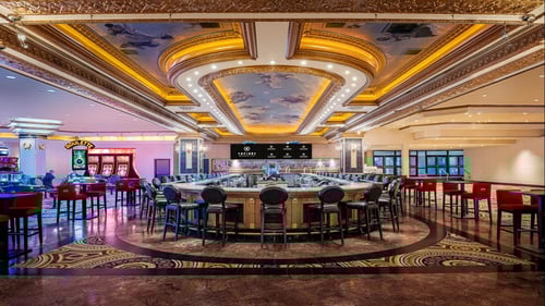 Toga Bar Interior in Caesars Atlantic City.