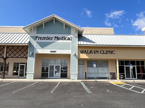 Exterior photo of the AudioNova hearing clinic located in the Premier Medical building in Leesburg, FL on Highway 27