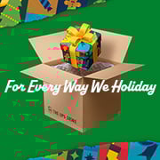 Gift in the The UPS Store box, "For Every Way We Holiday"